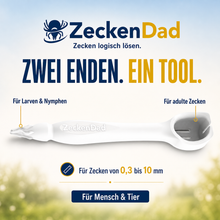 ZeckenDad - Zeckenentferner für alle Zecken