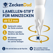 ZeckenDad - Zeckenentferner für alle Zecken
