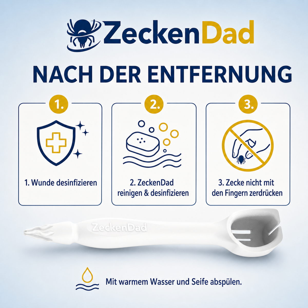 ZeckenDad - Zeckenentferner für alle Zecken