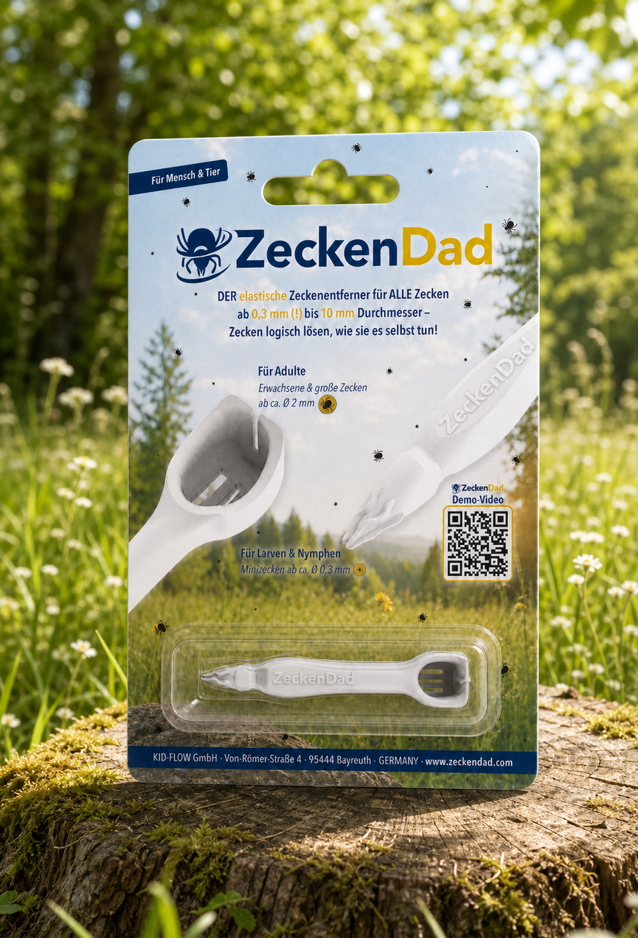 ZeckenDad - Zeckenentferner für alle Zecken